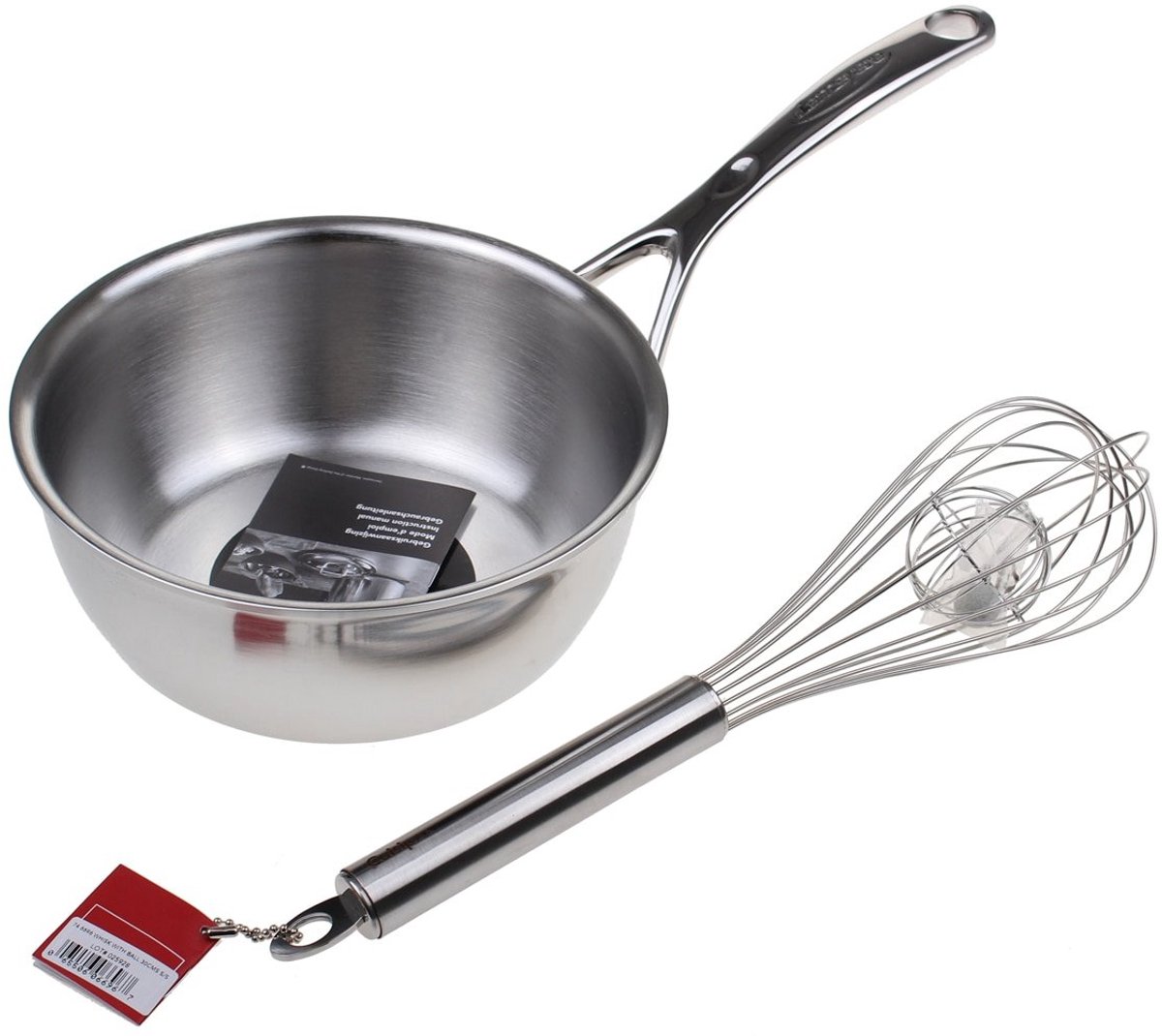 Demeyere Conische Sauteuse 'Atlantis 7' Ø18cm / 1.5L + Gratis Duoklopper