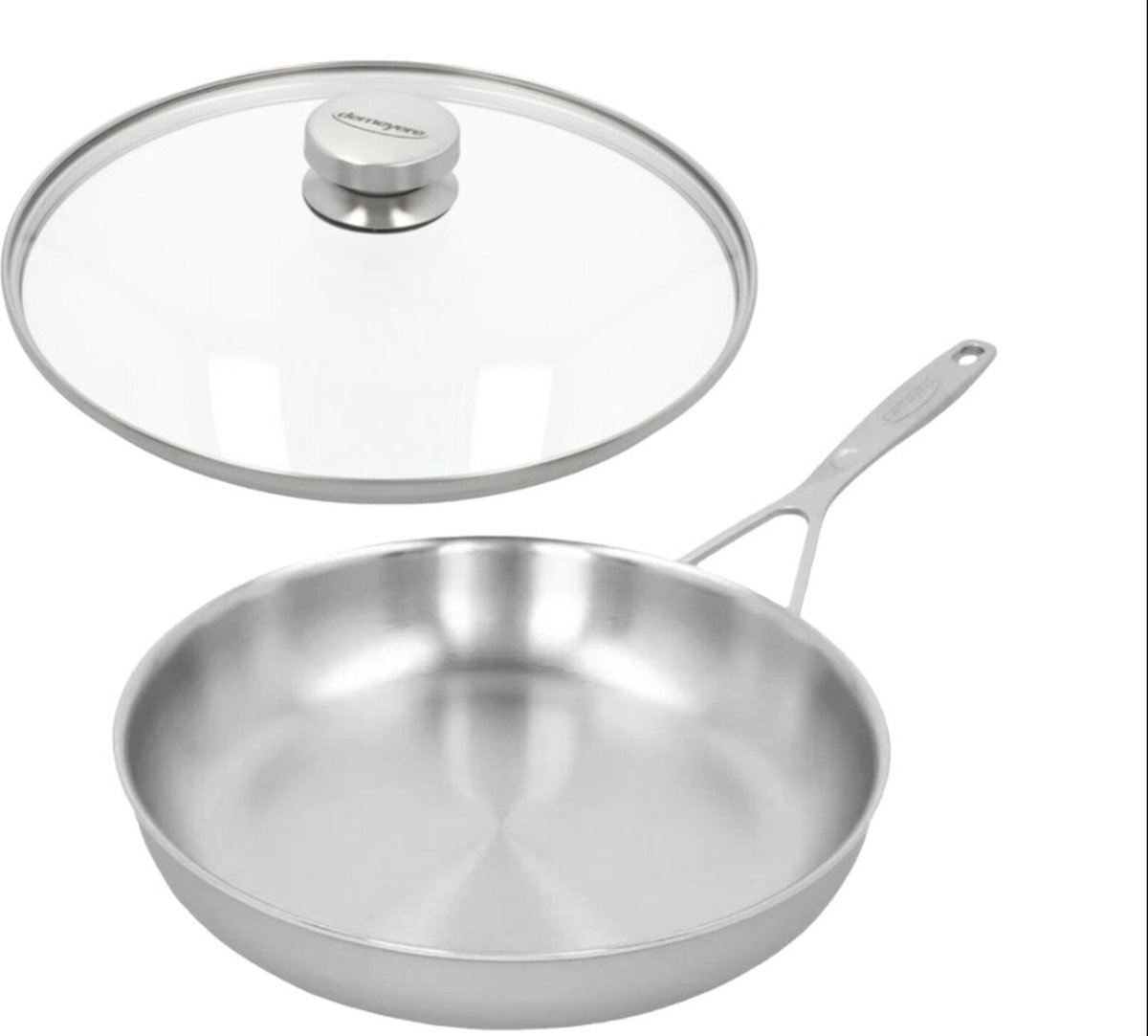 Demeyere Koekenpan 'Industry 5' Ø28cm + Gratis glasdeksel