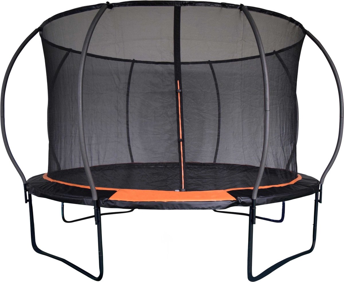 Recreatie trampoline met een rits beveiligingsnet Evo-X