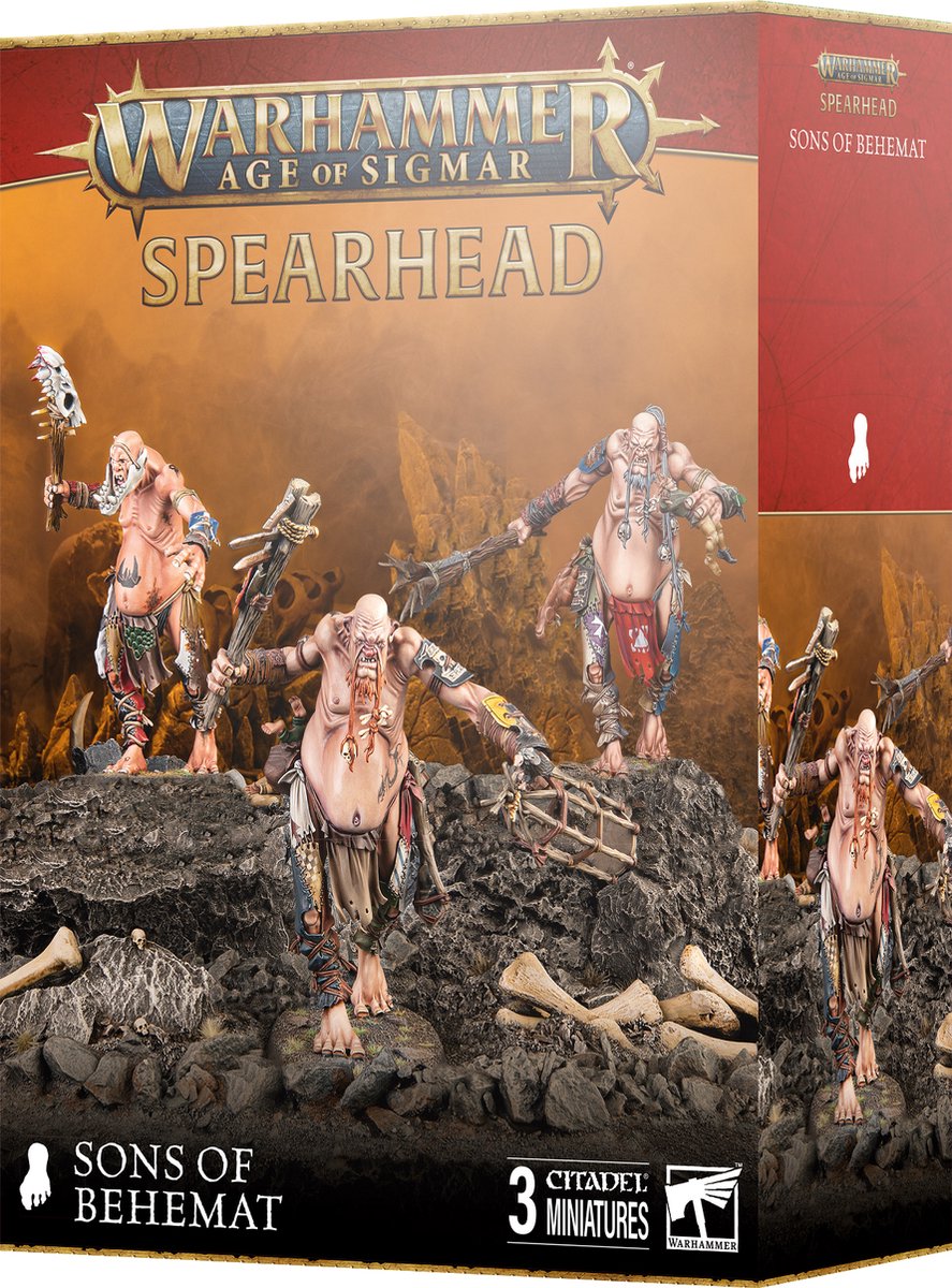 Figurine Games Workshop Warhammer AoS - Spearhead Sons of Behemat