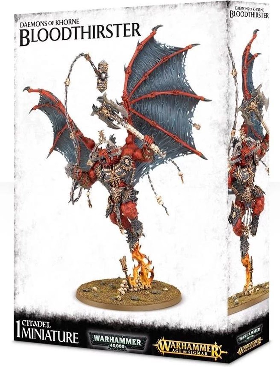 Figurine Games Workshop Warhammer AoS & 40k - Daemons Of Khorne Bloodthirster