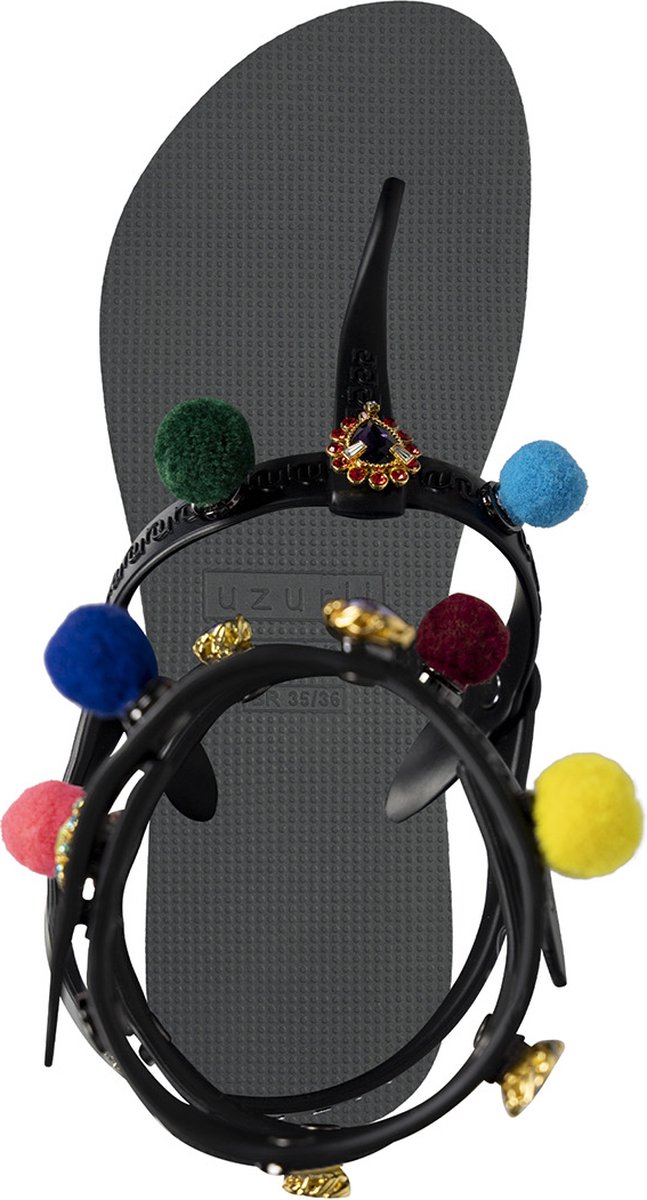 Uzurii Mystique pompom zilver