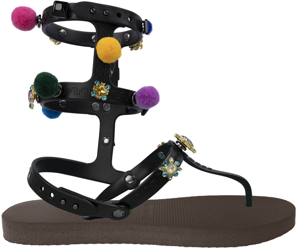 Uzurii Mystique pompom koffie