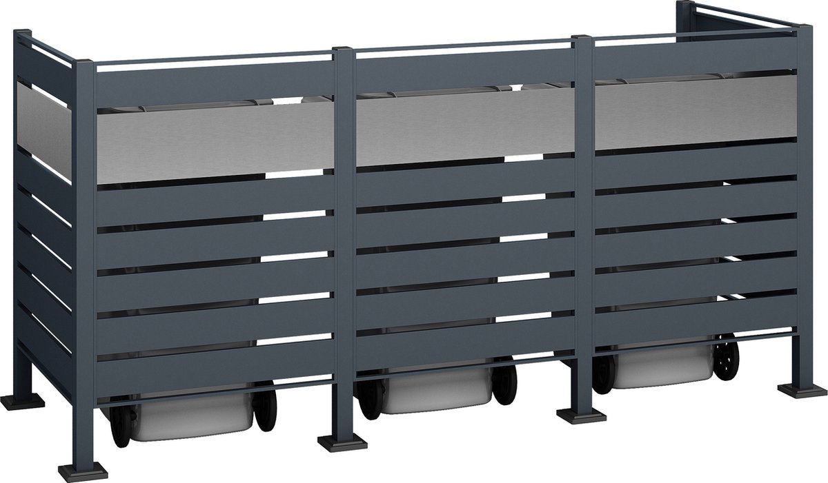 Westmann Containerombouw voor 3 containers wmjgbf03-4s-120-3 kliko ombouw