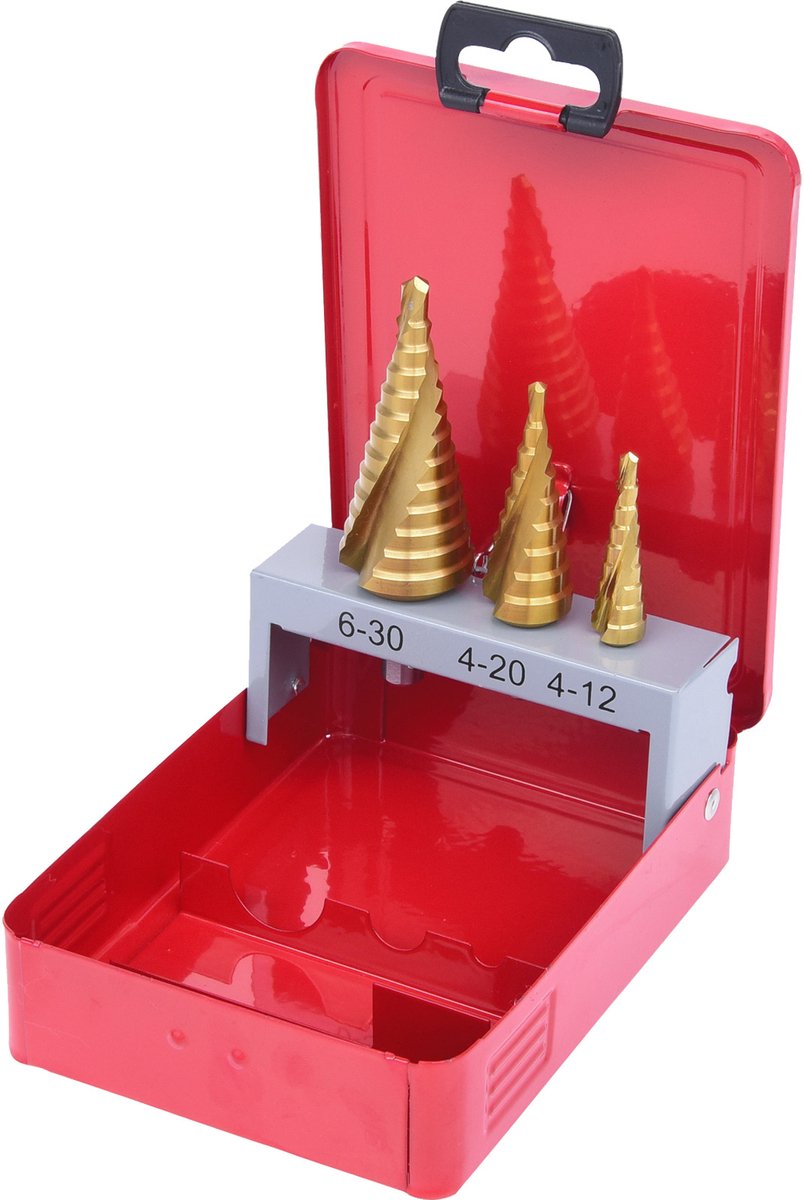 KS Tools 3302423 HSS TiN-punt Getrapteboorset 1 stuk(s)