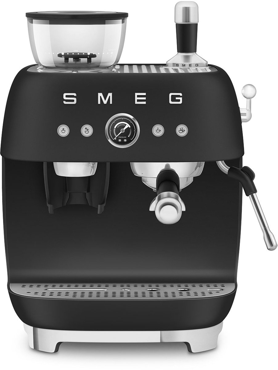 Smeg Espresso Koffiemachine 'Mat Zwart' EGF03BLMEU