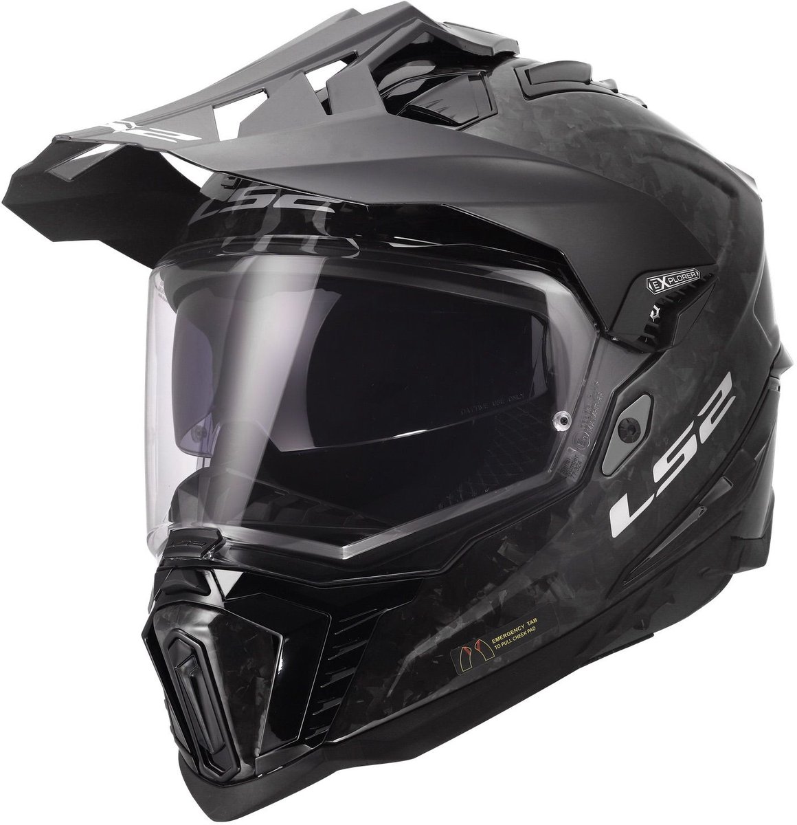 Volle motorhelm LS2 MX701 Explorer C Forged