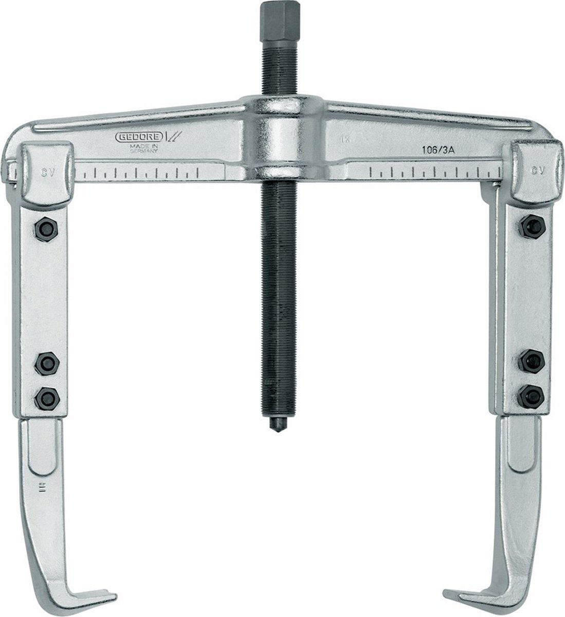 Gedore 8109240 Poelietrekker Spanbereik: 520 mm Aantal haken: 2