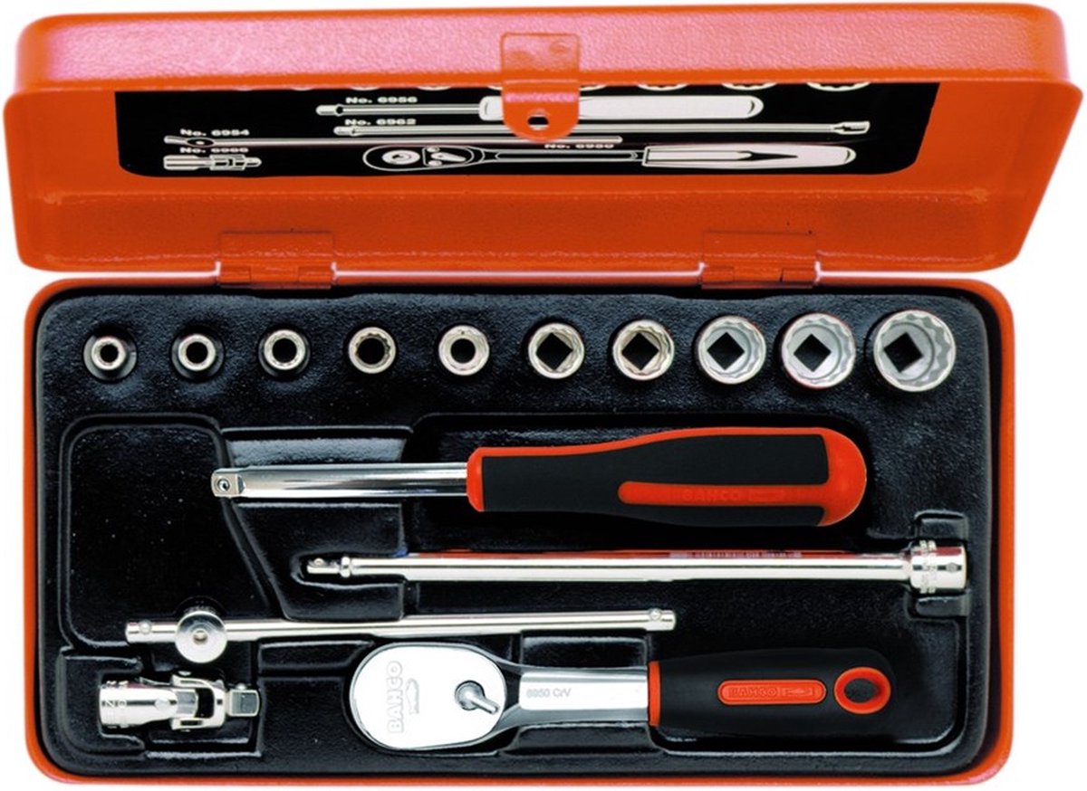 Bahco dopsleutelset 1/4" | 6719SM