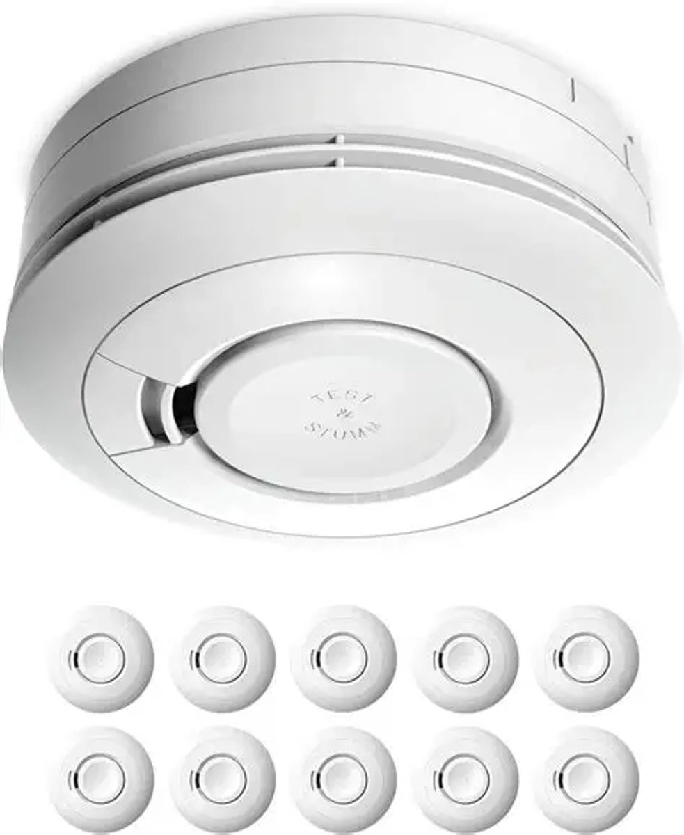 Ei Electronics Ei650 - Rookmelder - 10 jaar batterijduur - wit (10 stuks)