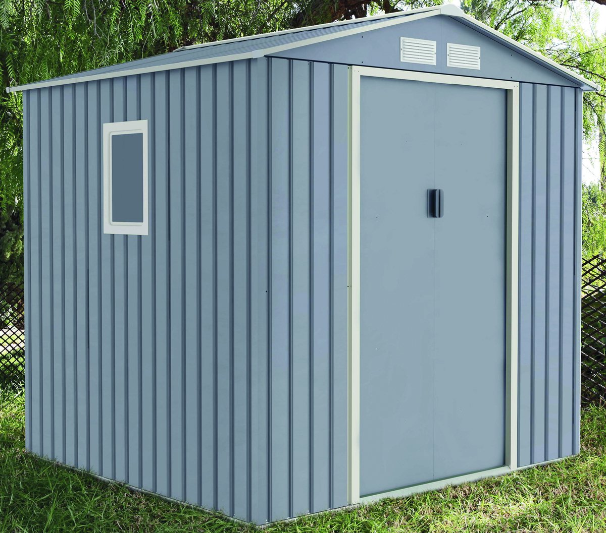 Metalen tuinhuis tuinberging Chalki 214x130x204,5cm