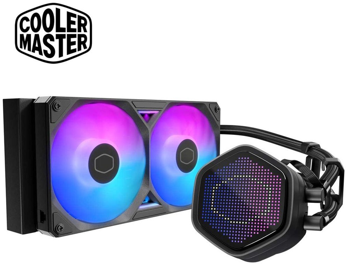 Cooler Master MasterLiquid Atmos II Pixel LED 240 - Zwart
