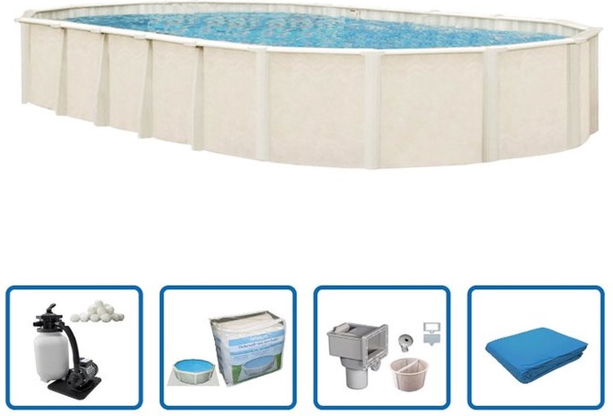 Interline  Century ovaal 9,75x4,90m Basis Pakket - Interline