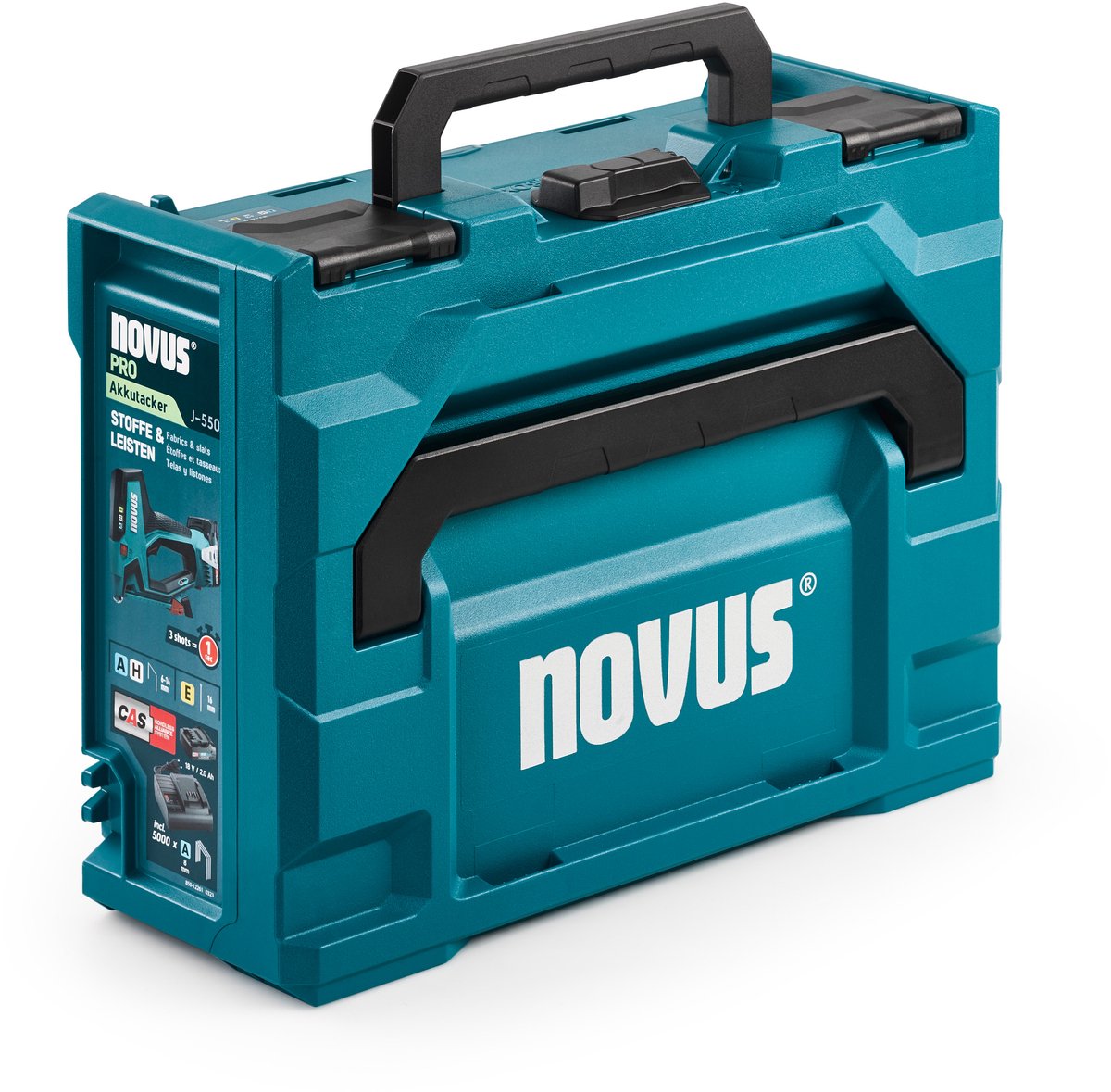 Novus J-550 Accu tacker/nietmachine CAS 18V 2.0Ah in koffer - 031-0364