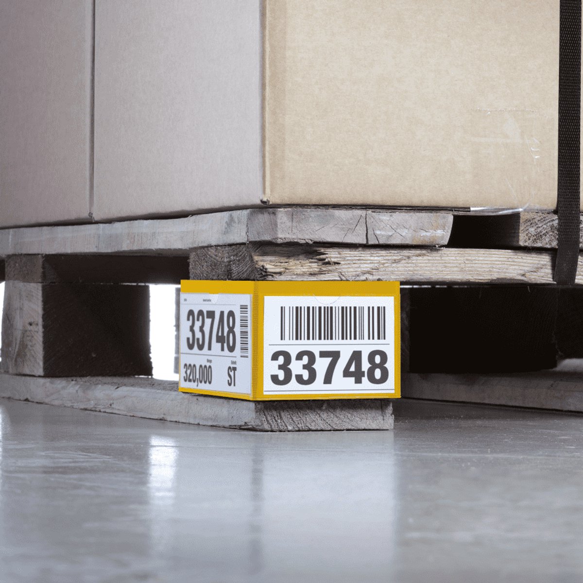 Durable Documenthouder voor palletvoet (b x h) 145 mm x 75 mm 50 stuk(s)