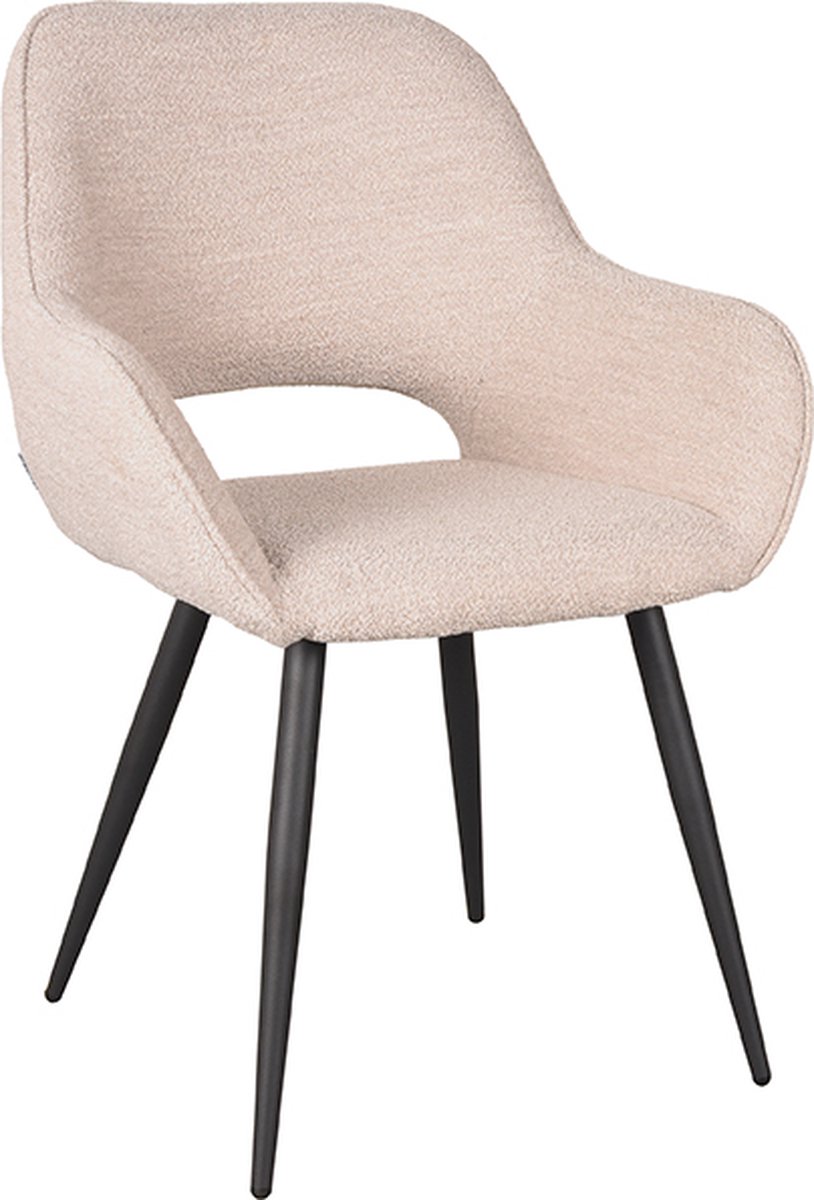 Label51 Eetkamerstoel fer naturel boucle set van 2