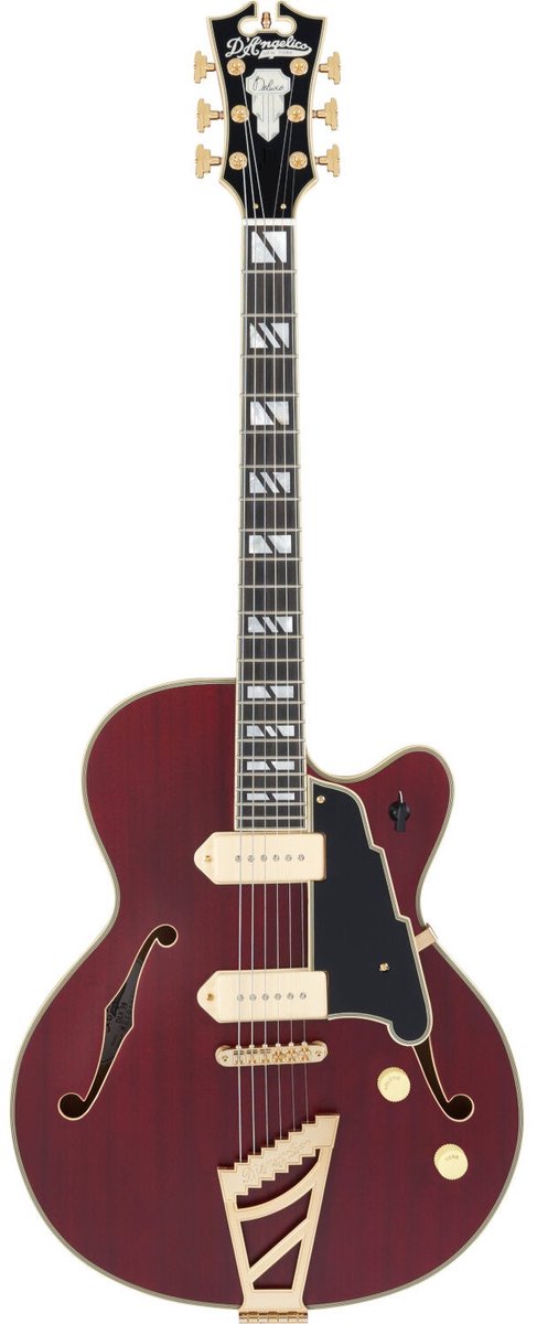 D'angelico Deluxe 59 Satin Trans Wine