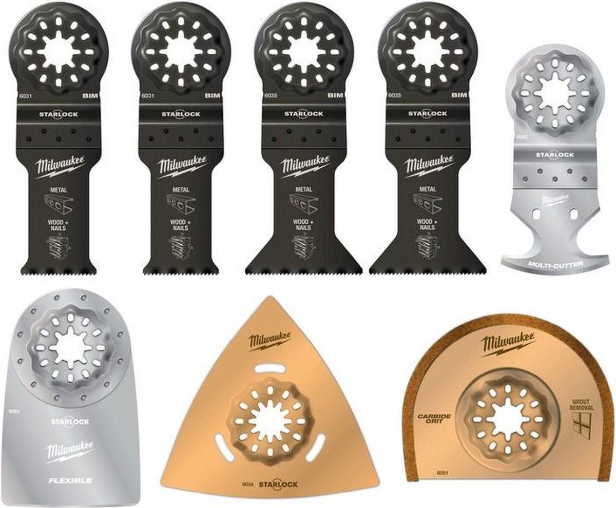 Milwaukee Starlock - Set OMT Renovatie set - 8-delig - 48906088