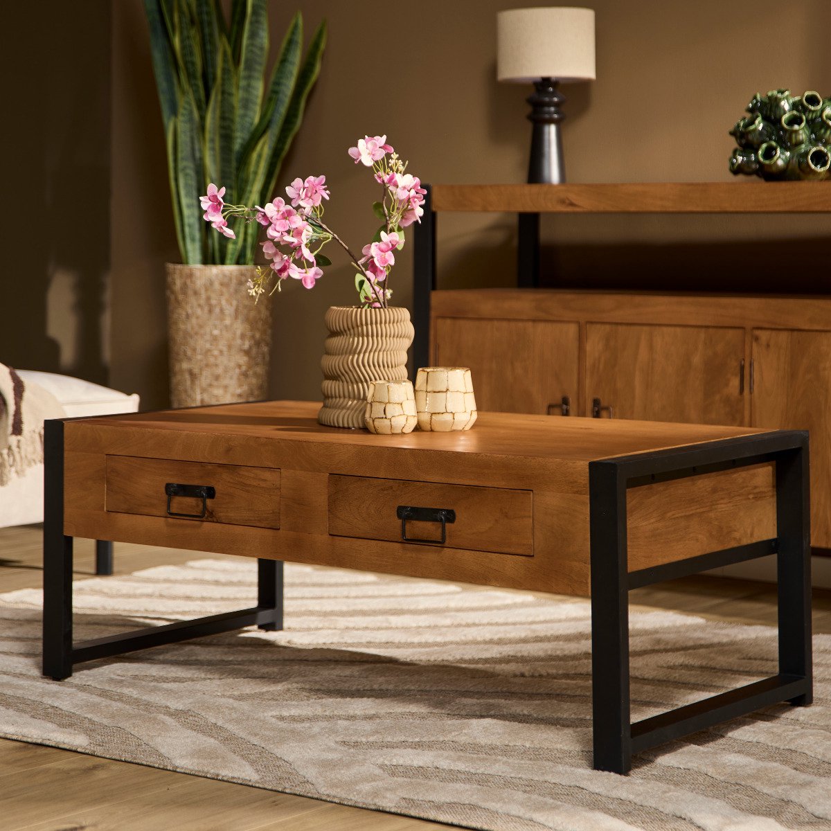 Starfurn Salontafel boaz met 2 lades | 120 cm 120 x "45" x 60