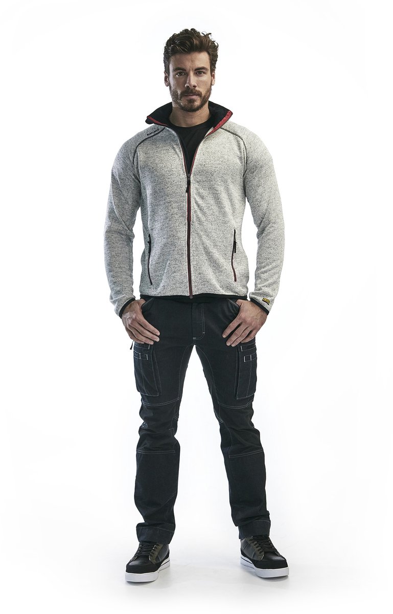 Blåkläder Service werkbroek denim stretch 14591142 | Marineblauw/Zwart | Maat 60 - 7330509485958