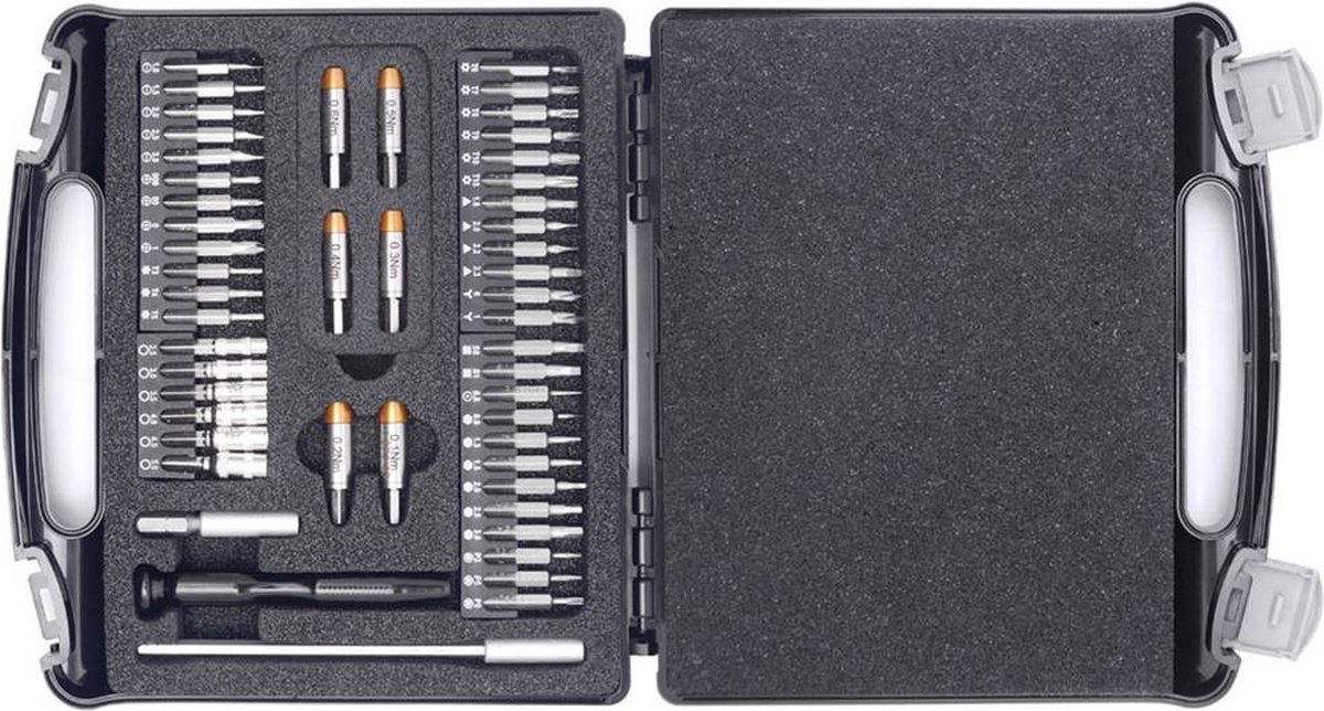 Bernstein Tools for Electronics Bernstein Werkzeugfabrik 4-970 Bitset 51-delig Incl. momentadapter
