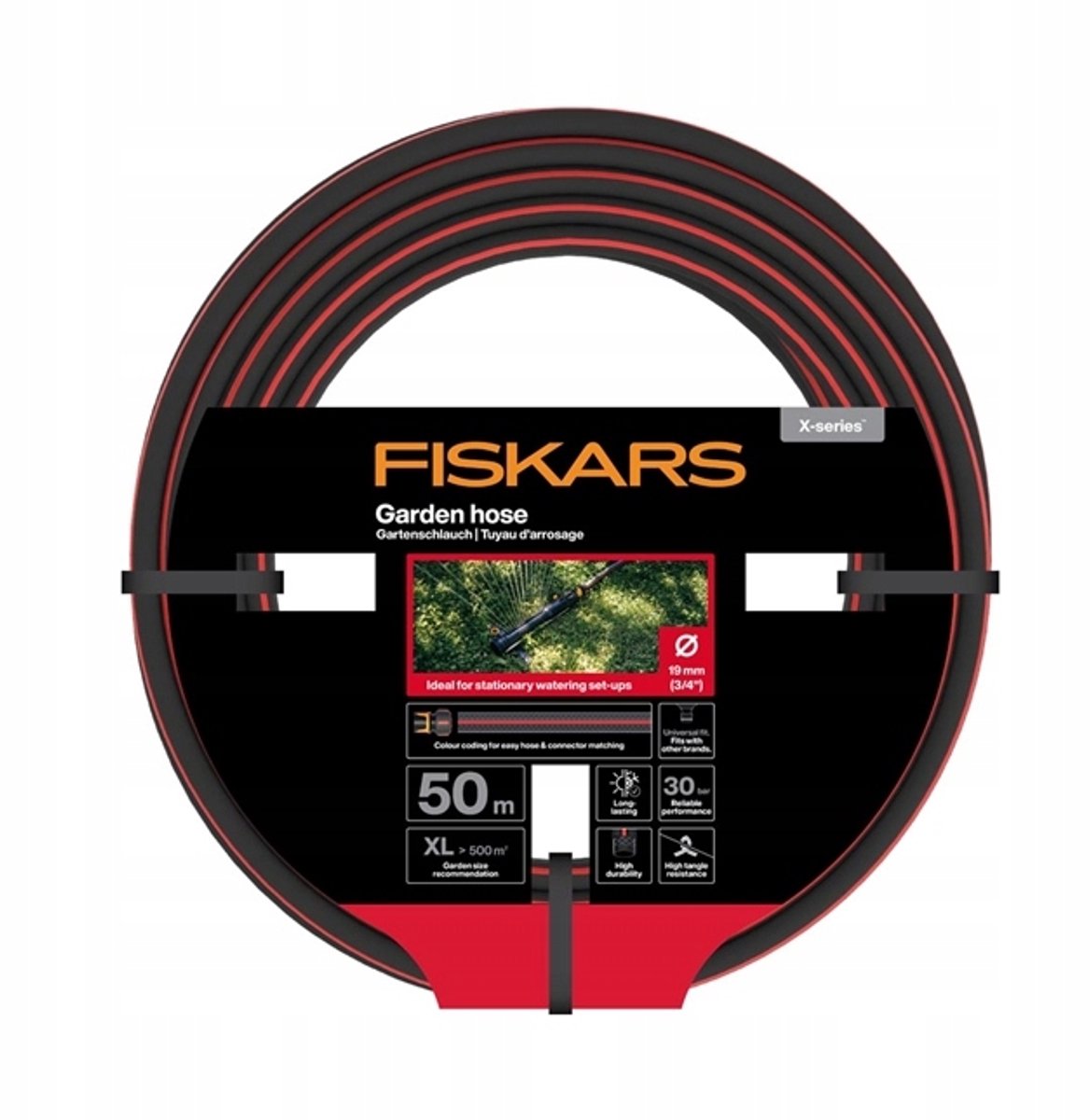 Fiskars X-Series Tuinslang 19 mm (3/4”) 50 m - 1076048