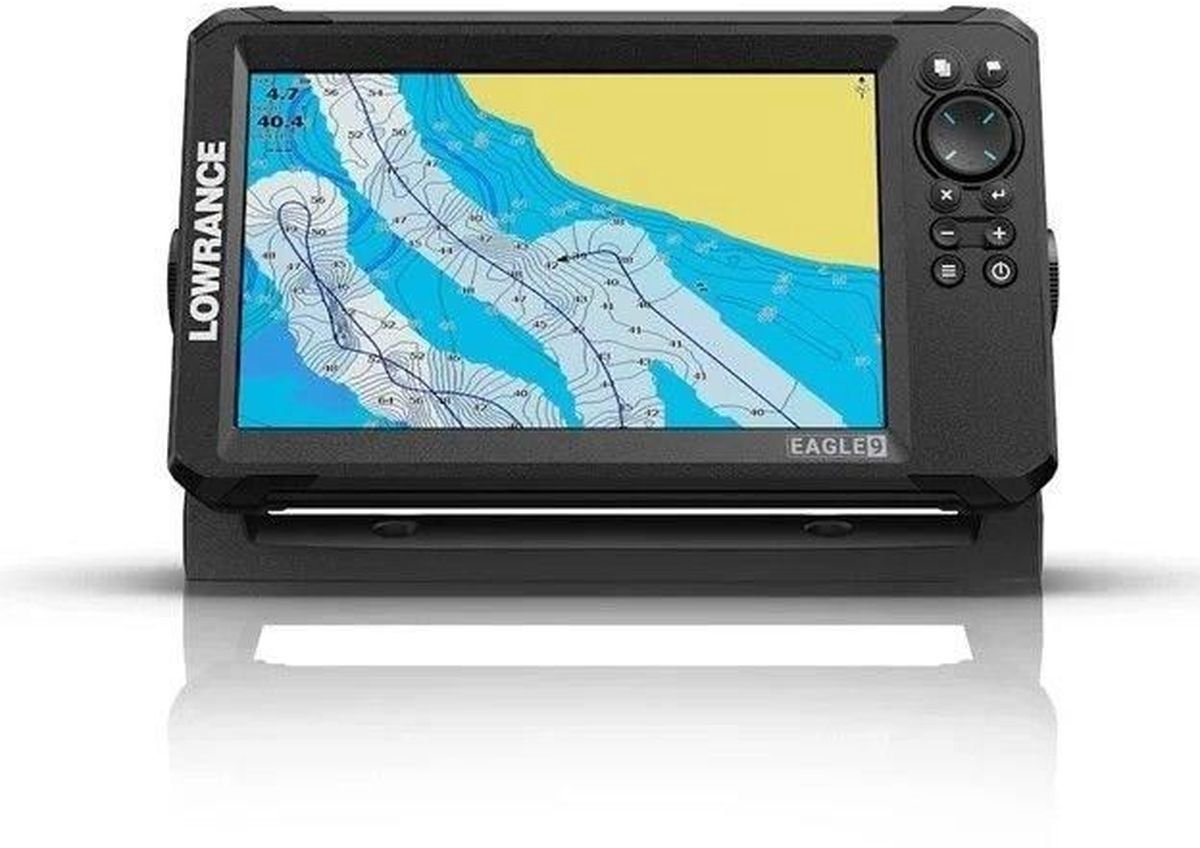 Lowrance Eagle 9 met 50/200 HDI transducer fish finder/kaartplotter