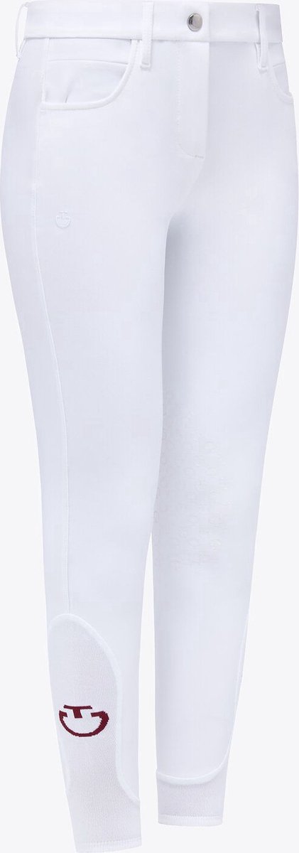 Cavalleria Toscana - Jumping Rijbroek - Knee Grip - Meisjes 164 White