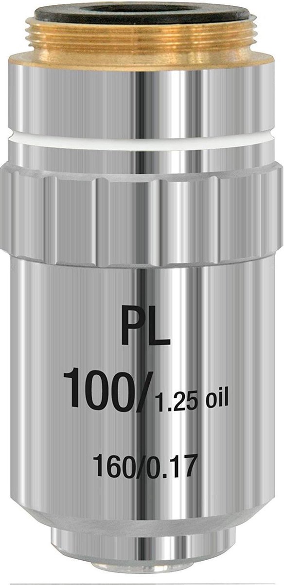 BRESSER Microscoop Plano Objectief 100x/1.25 Oil