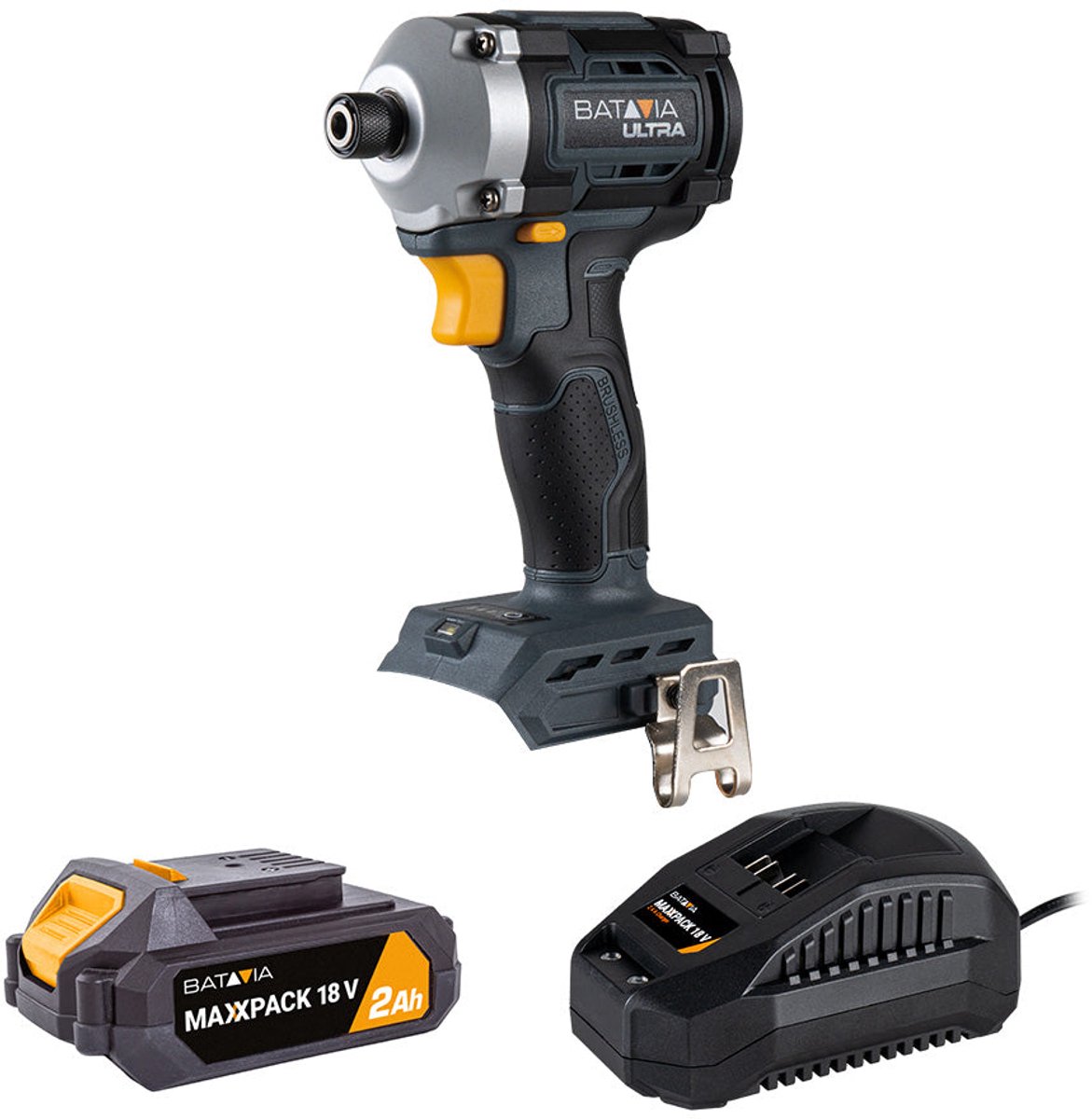 Batavia 18V Brushless Accu Slagschroevendraaier 350 Nm