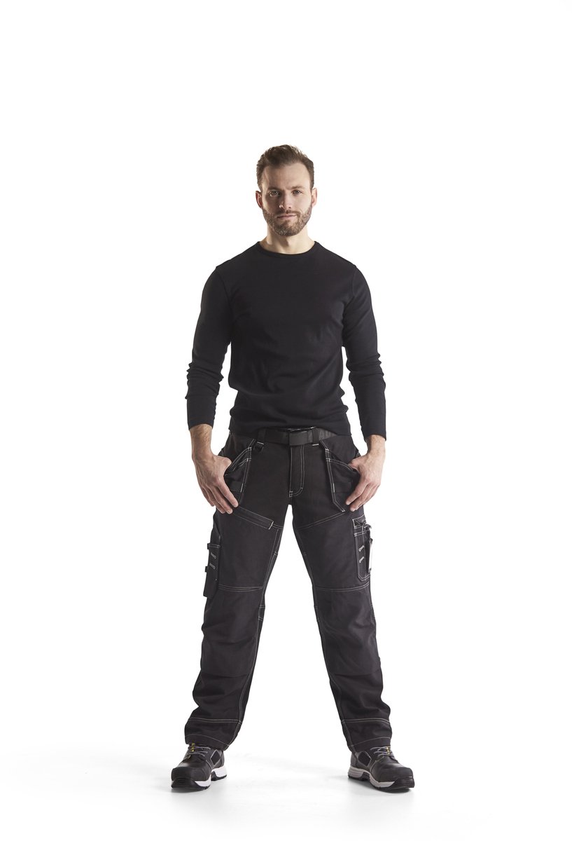 Blåkläder Werkbroek X1500 15001370 | Zwart | Maat C146 - 7330509421307
