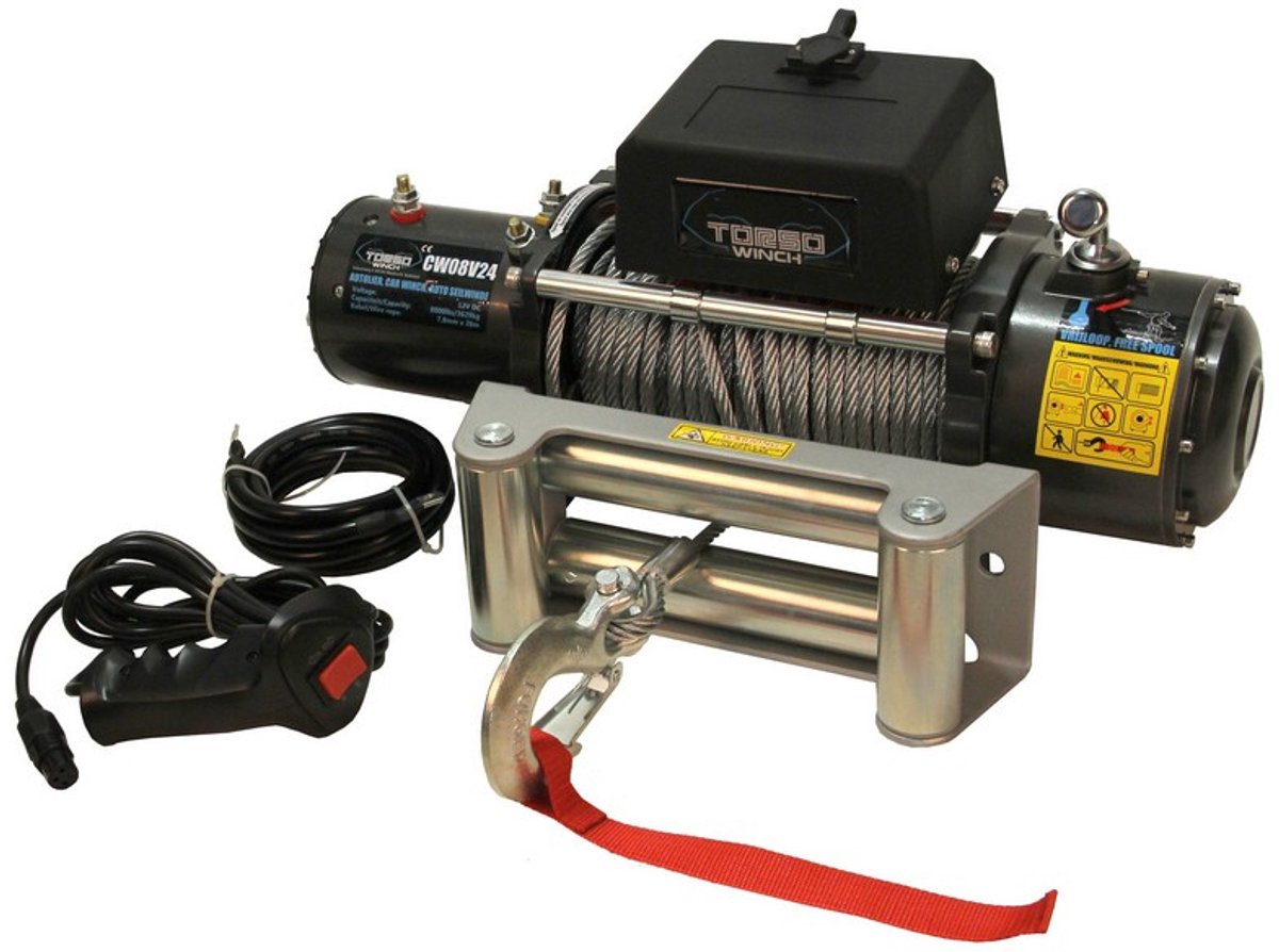 Elektrische lier 24V 3600kg