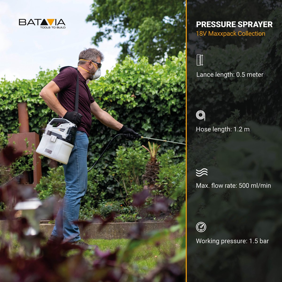 Batavia 18V Accu Drukspuit 7.5L