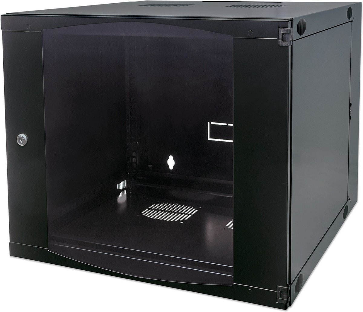 Intellinet 713863 19inch-wandkast (b x h x d) 540 x 593 x 600 mm 12 HE Zwart, Grijs