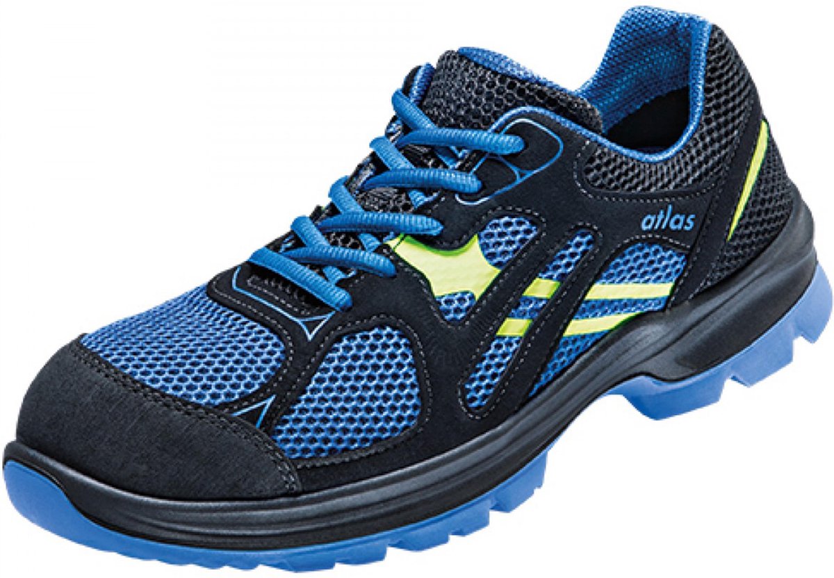 Atlas Werkschoen Flash 4005 XP Laag S1P | Zwart/Blauw | Maat 46 - 00.012.062.46