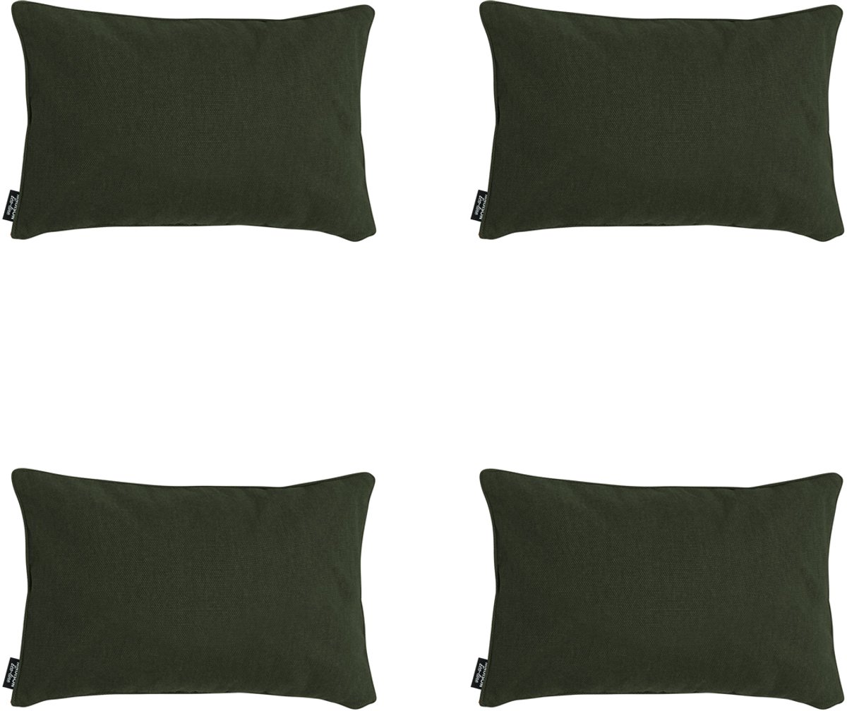Madison sierkussen green canvas eco+ ca. set van 4