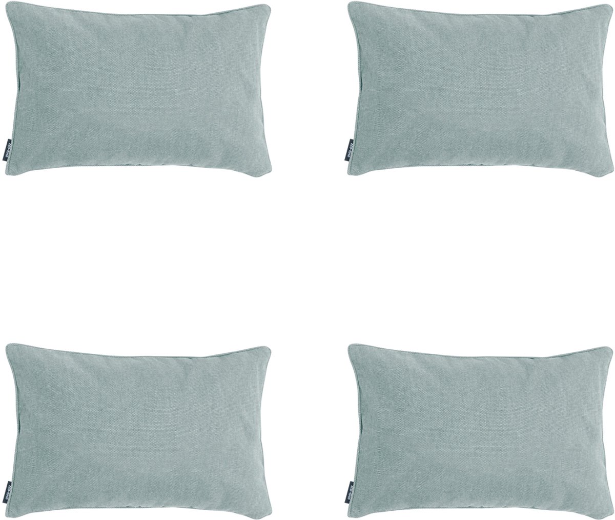 Madison sierkussen silver canvas eco+ ca. set van 4