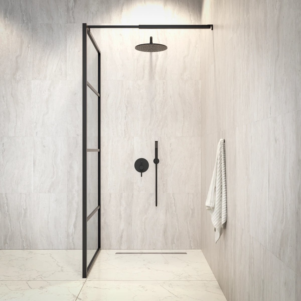 Mirlux Douchewand luna 90x200cm pre order