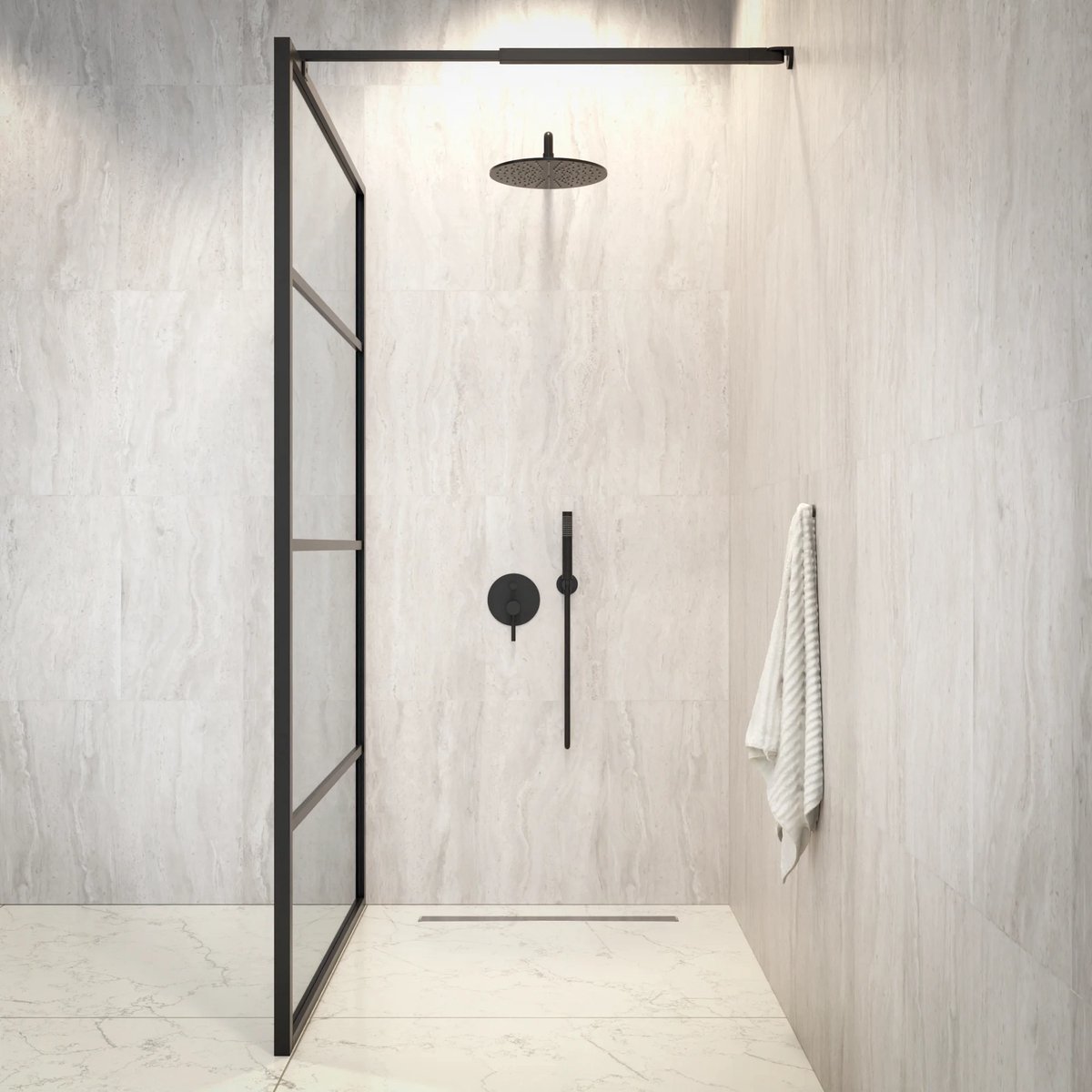 Mirlux Douchewand luna 120x200cm pre order