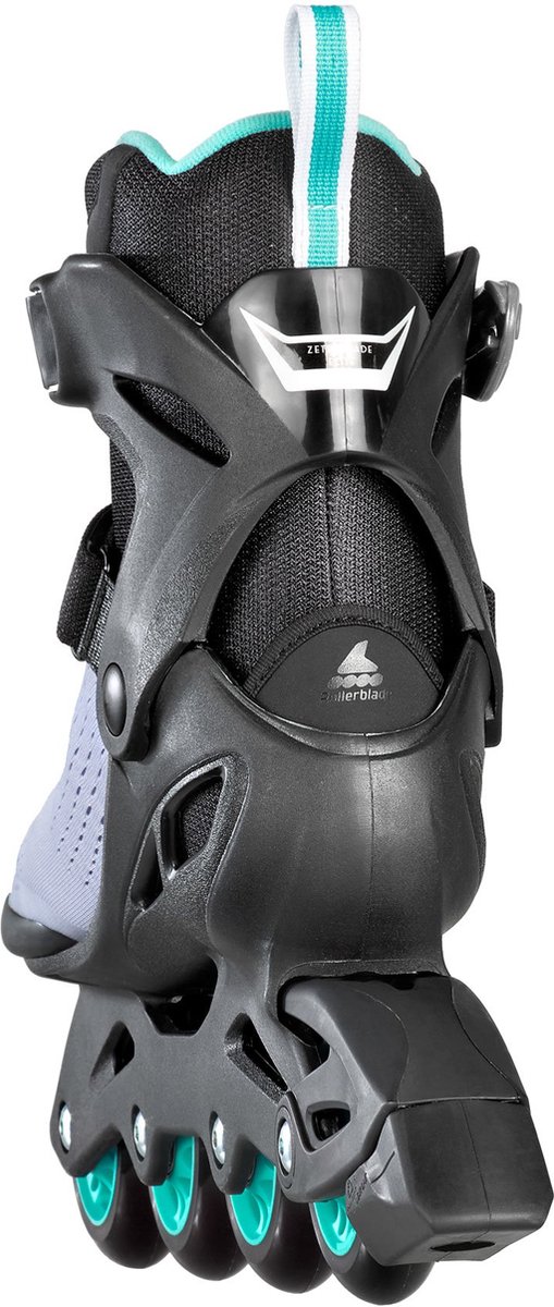 Rollerblade - Zetrablade Elite Black/Powder Blue - Recreatie Fitness Skates - 37