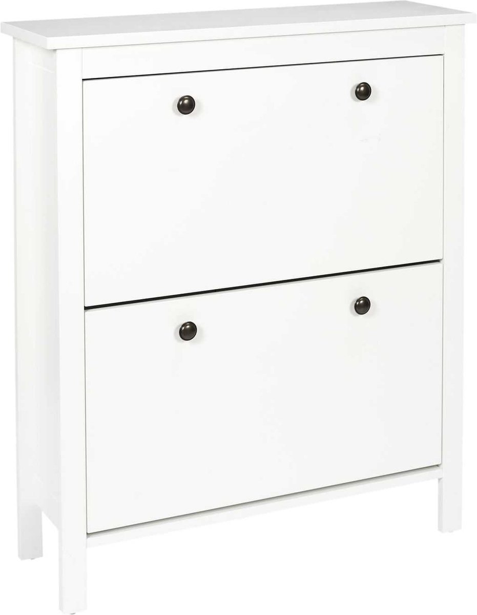 Home Deco Factory Schoenenkast 2 lades schoenen klepkast voor 12 paar -