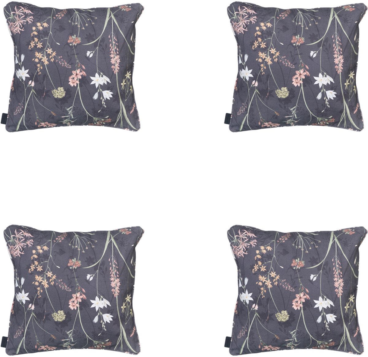 Madison sierkussen donna grey canvas eco+ ca. set van 4