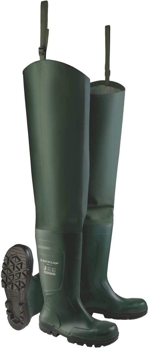 Dunlop NB2KLTW Lieslaars PVC S5 | Groen | Maat 44 - 8713197373612