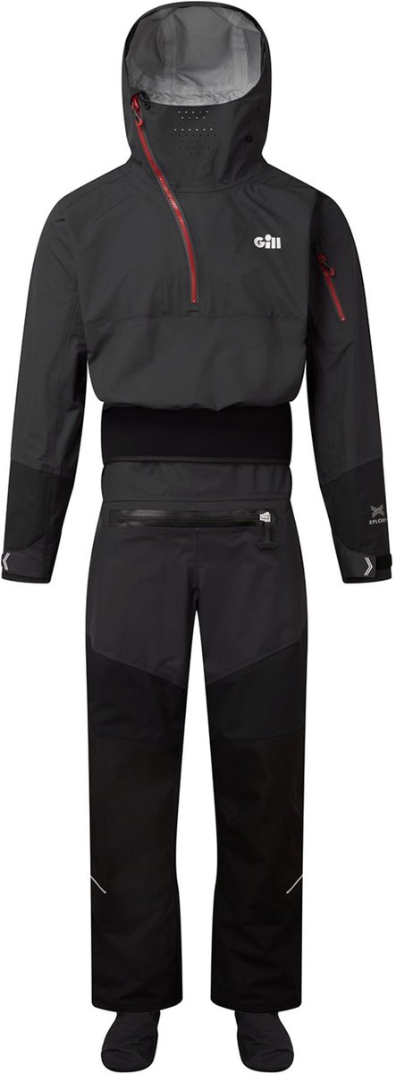 Gill Verso droogpak grafiet unisex, XXL