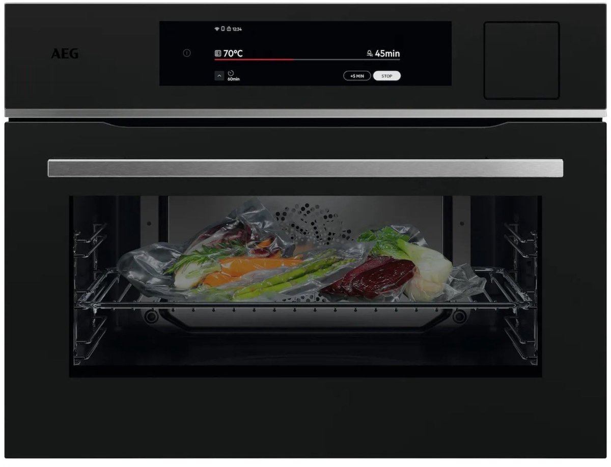 AEG TP9SK821T 9000 Inbouw Combi Hetelucht- en Stoomoven