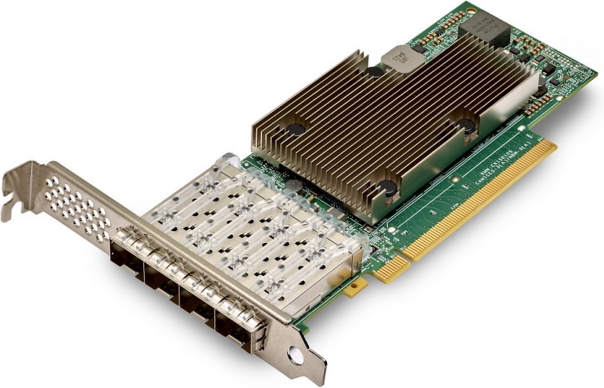 Broadcom P425G - 4 x 25/10GbE PCIe NIC interface kaart