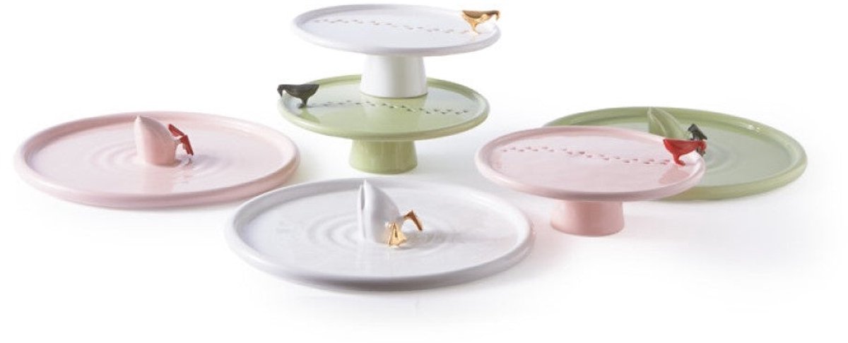 POLSPOTTEN Diving Duck Plate DienbladØ40 Groen Grijs