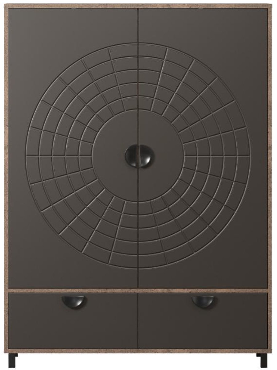 CaliCosy Hoog dressoir met 2 deuren en 1 lade h163 cm fusion