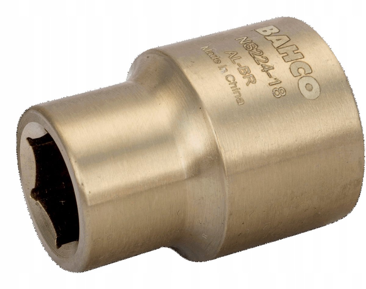 Bahco Dop 3/4" | zeskant | vonkvrij | aluminium brons | 23 mm - NS224-23