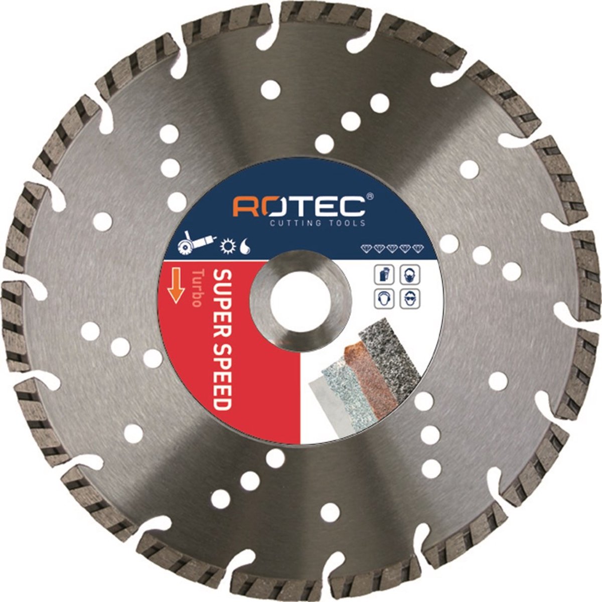 Rotec Diamantzaagblad 'Raptor 9' | Ø350x3,0xØ25,4 - 706.3504